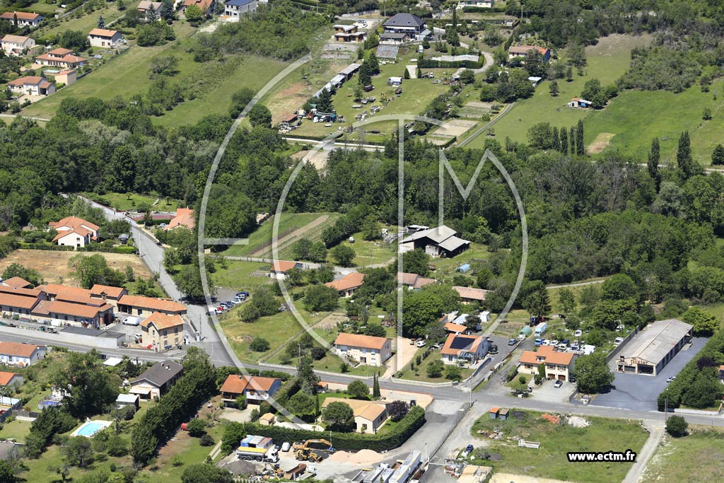 Photo arienne de Chtel-Guyon (La Mouniaude)