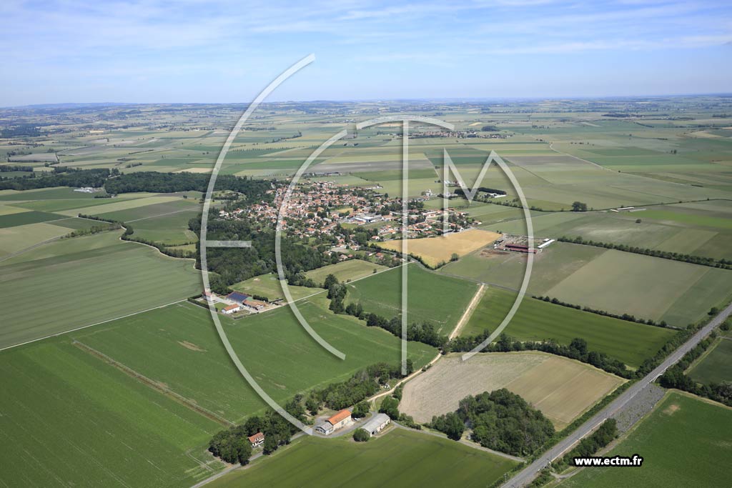 Photo arienne de Martres-sur-Morge