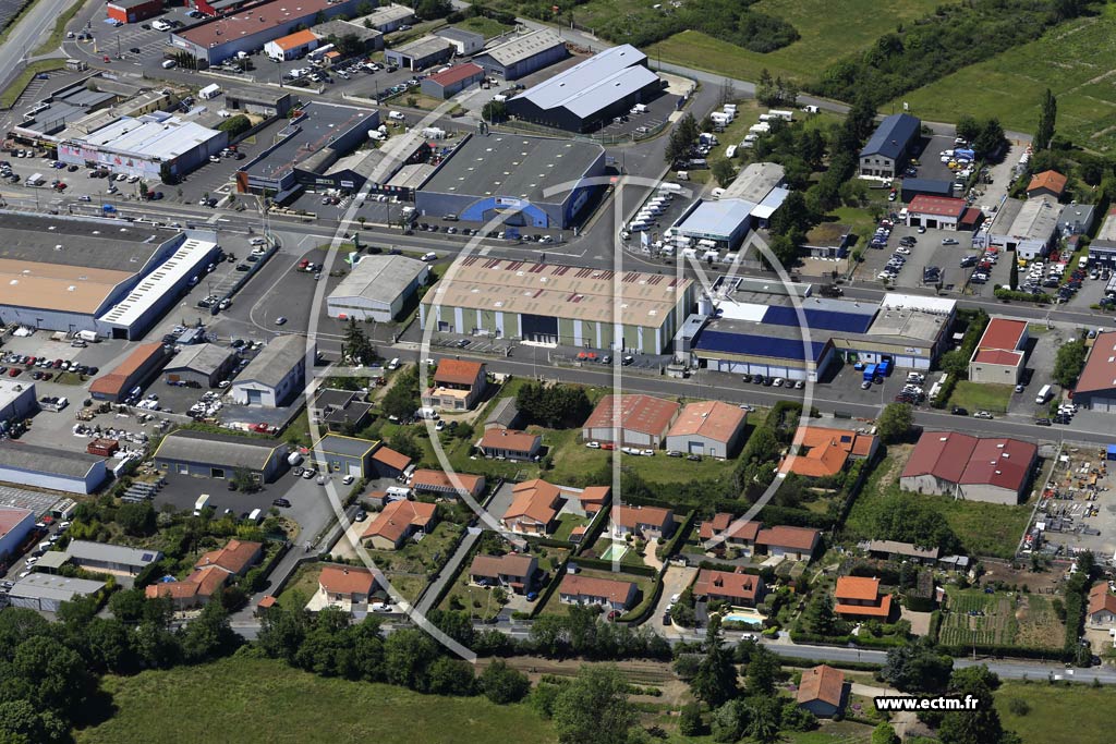 Photo arienne de Mozac (Les Gardelles)