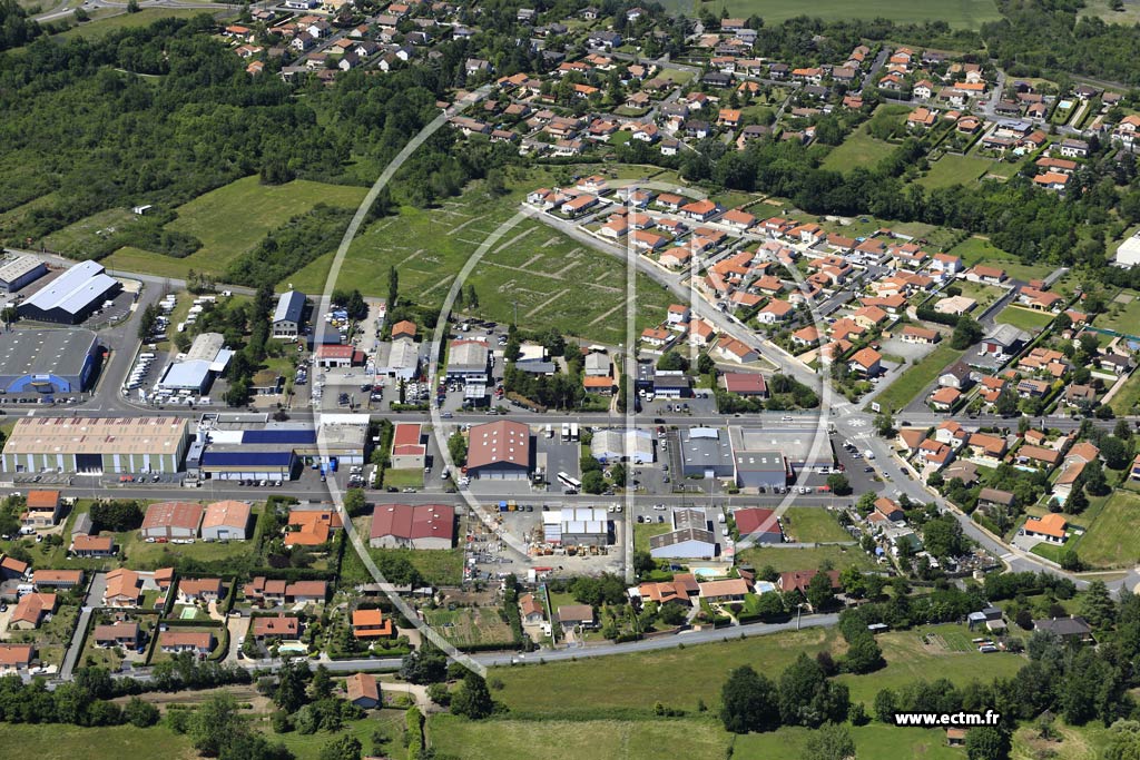 Photo arienne de Mozac (Les Gardelles)