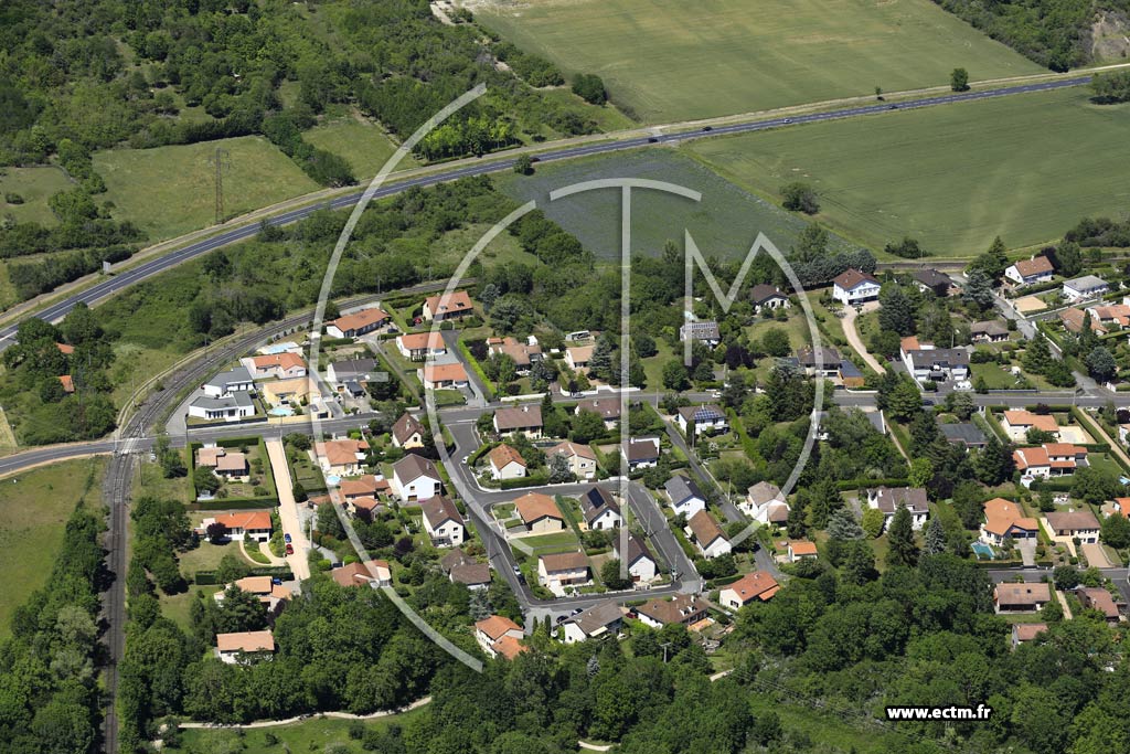 Photo arienne de Mozac (Les Gardelles)