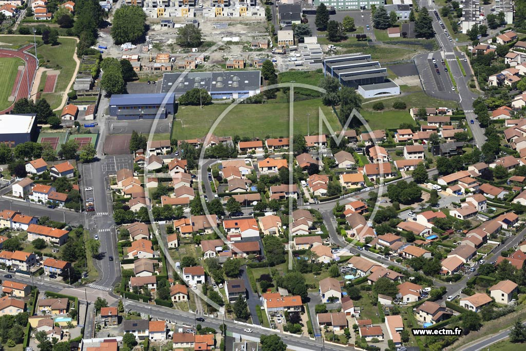 Photo arienne de Riom (La Varenne)
