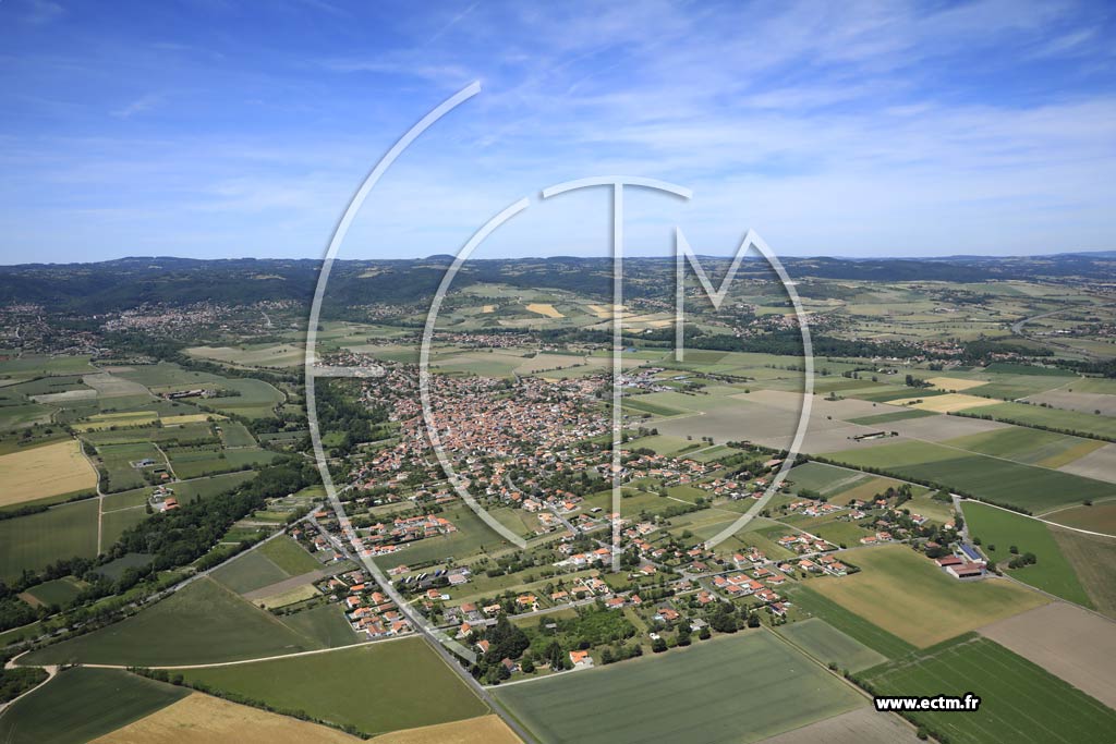 Photo arienne de Saint-Bonnet-prs-Riom