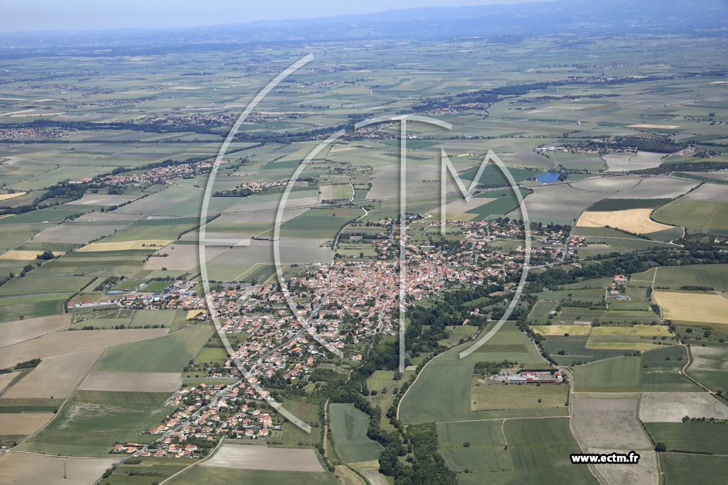 Photo arienne de Saint-Bonnet-prs-Riom