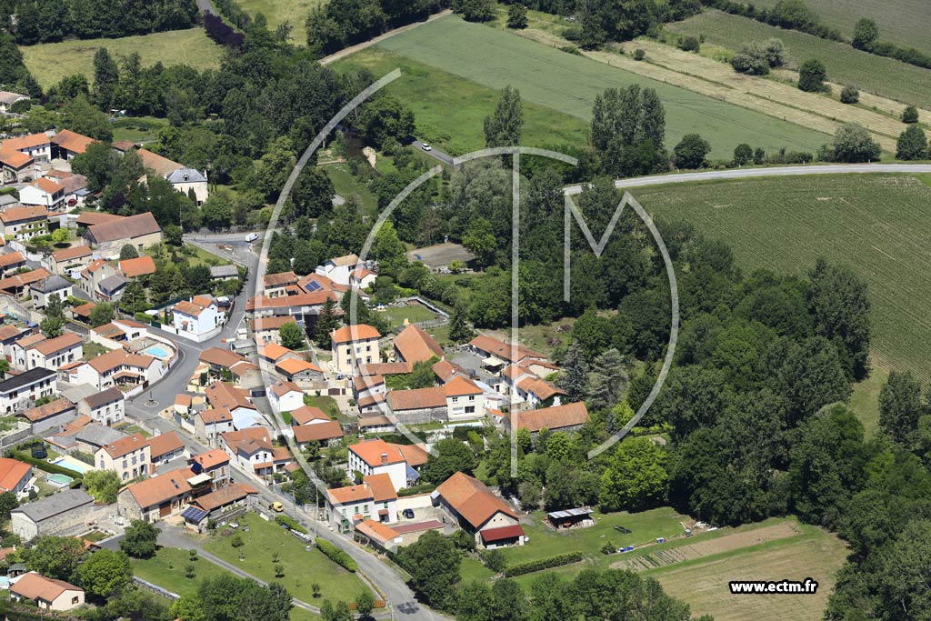 Photo arienne de Varennes-sur-Morge