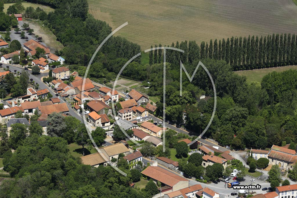 Photo arienne de Varennes-sur-Morge