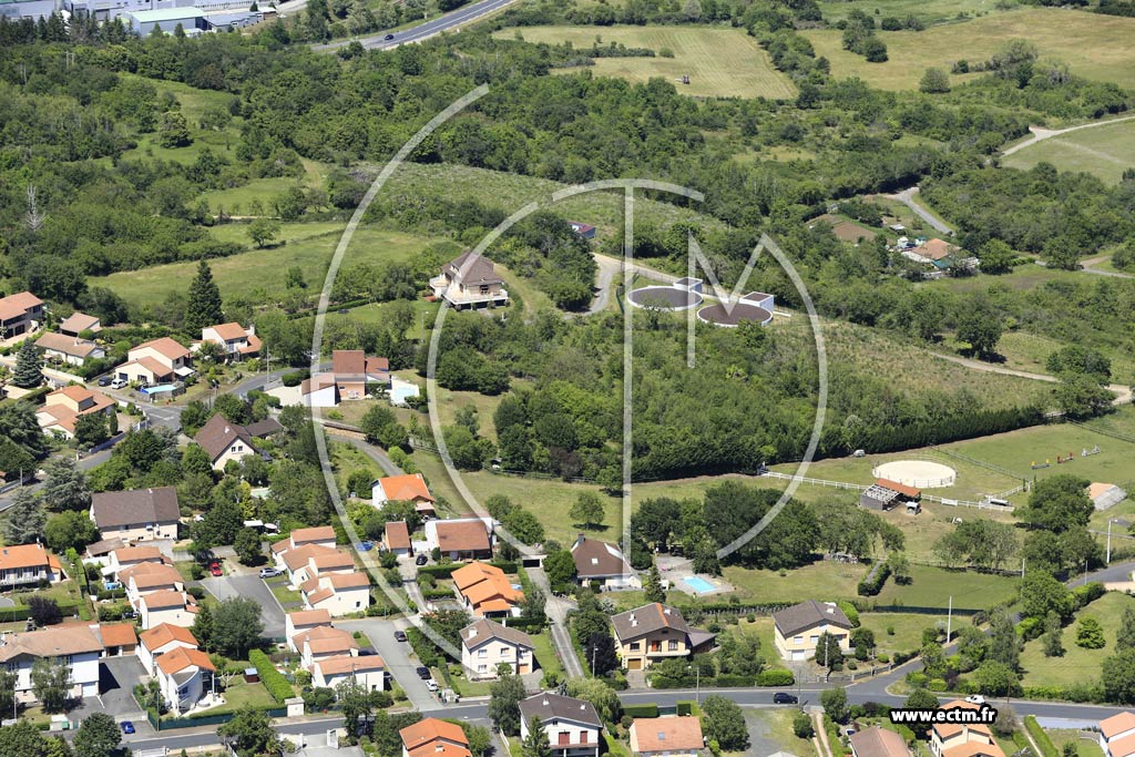 Photo arienne de Volvic (Les Riaumes)