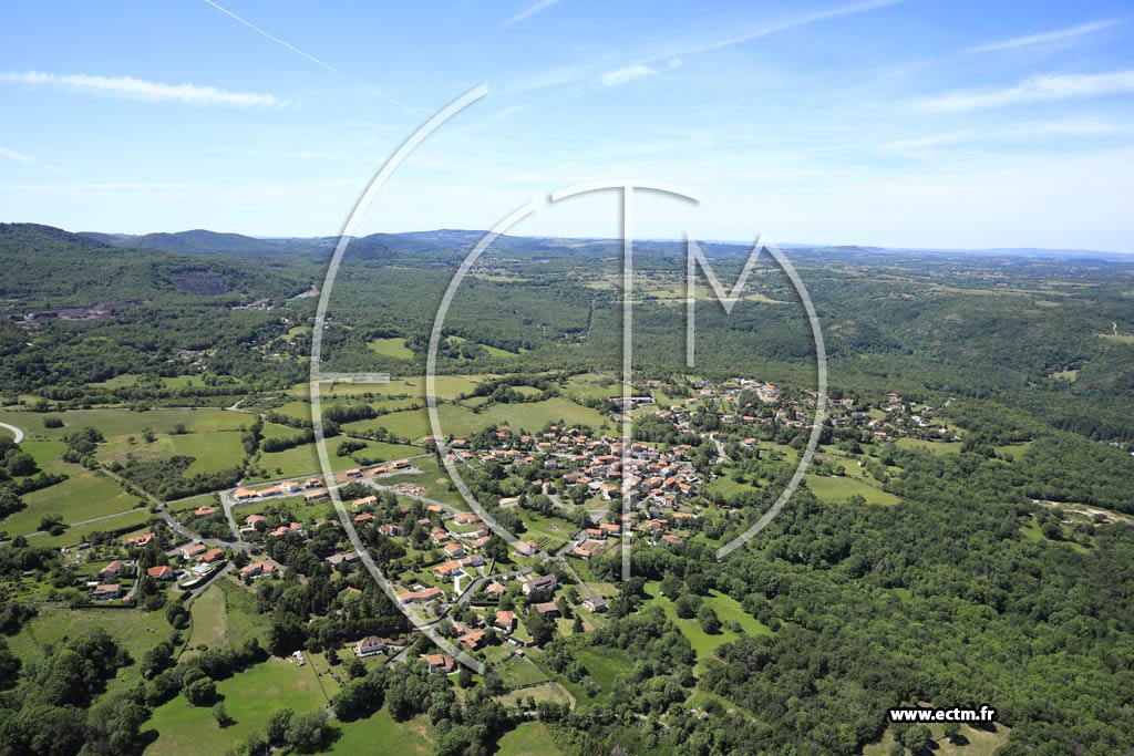 Photo arienne de Volvic (Tourtoule)