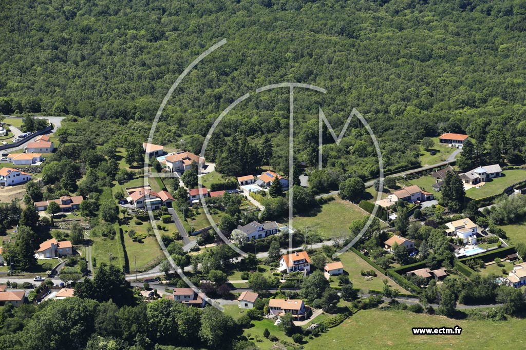 Photo arienne de Volvic (Tourtoule)