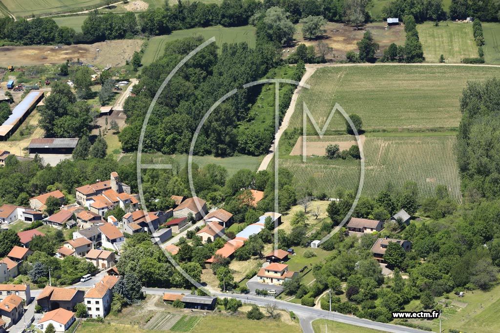 Photo arienne de Yssac-la-Tourette