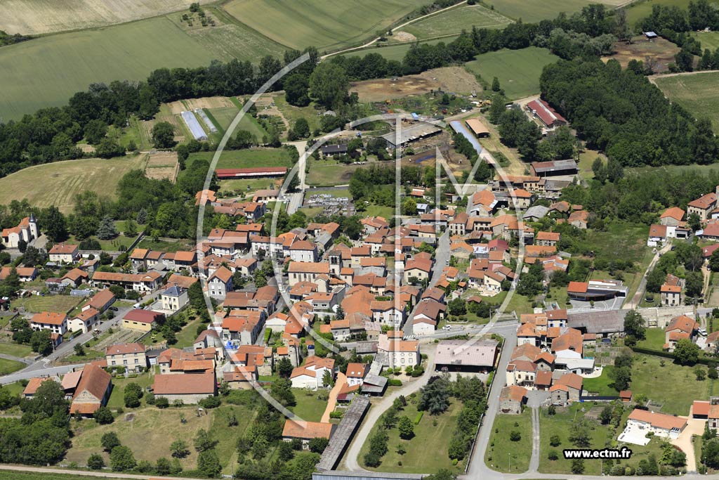 Photo arienne de Yssac-la-Tourette