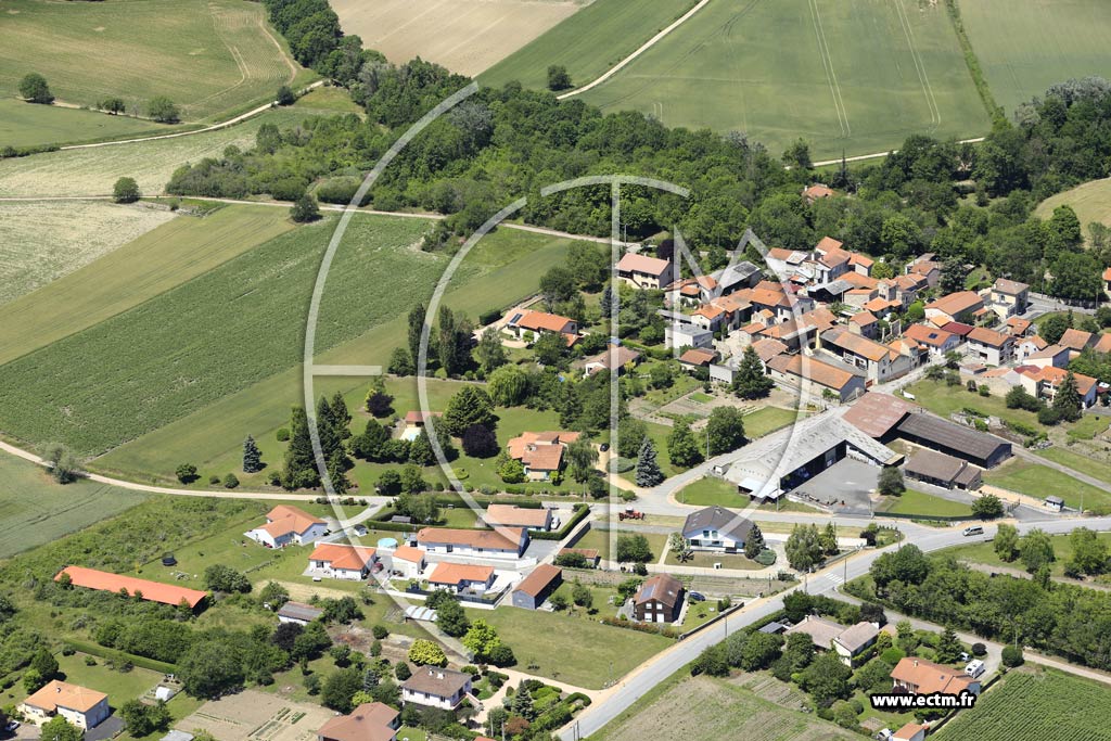 Photo arienne de Yssac-la-Tourette