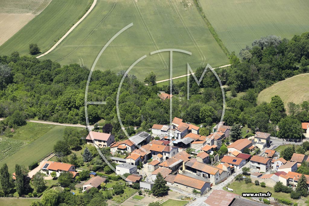 Photo arienne de Yssac-la-Tourette