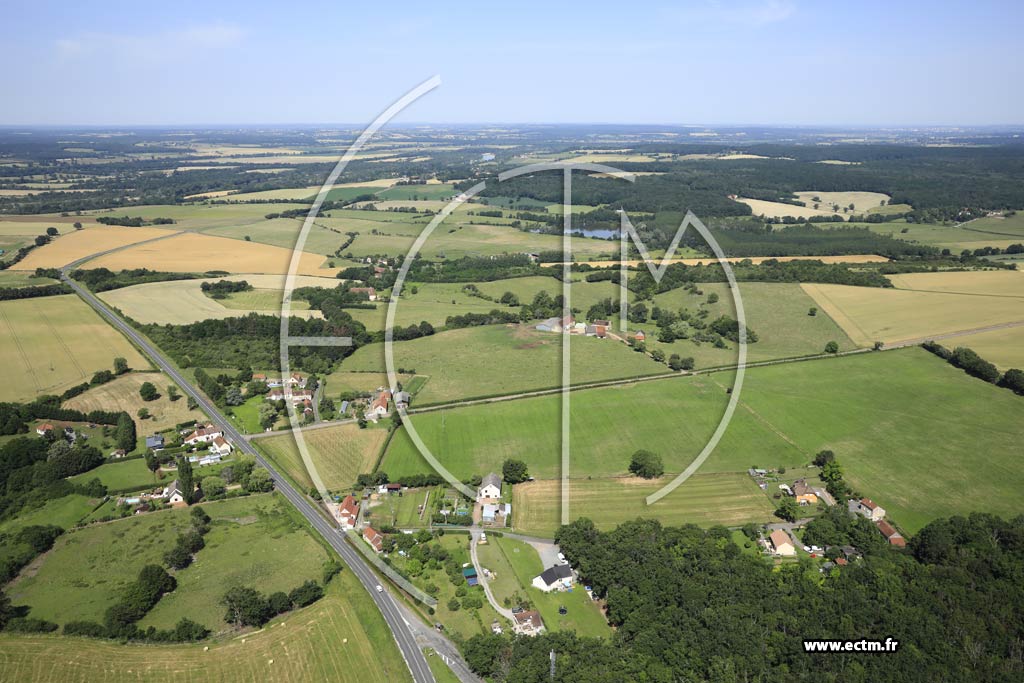 Photo arienne de Druy-Parigny (Dardault)