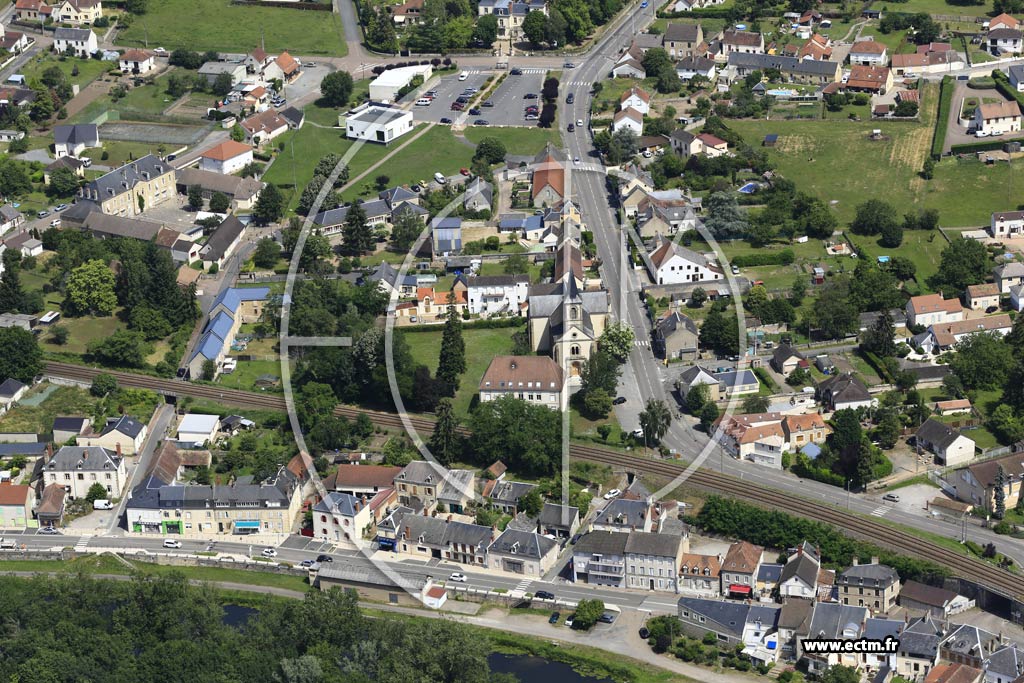 Photo arienne de Saint-Lger-des-Vignes