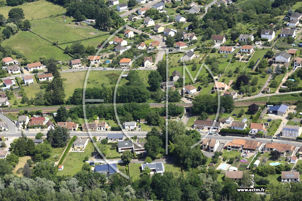 Photo arienne de Saint-Lger-des-Vignes