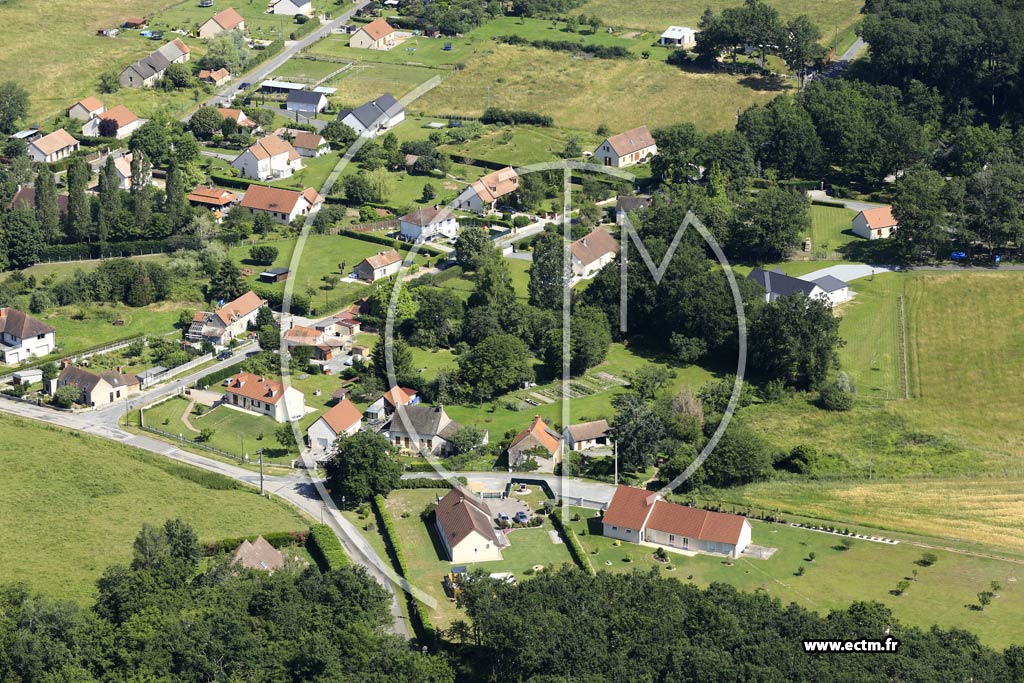 Photo arienne de Sougy-sur-Loire (l'Usage)