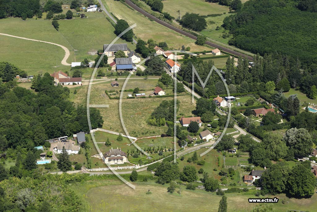 Photo arienne de Sougy-sur-Loire (La Perrire)