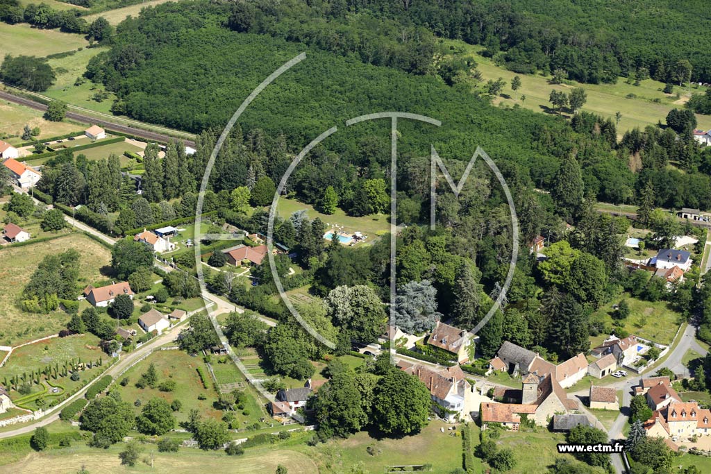 Photo arienne de Sougy-sur-Loire (Tinte)