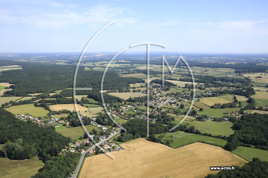 Photo arienne de Toury-Lurcy (Les Oudilles)