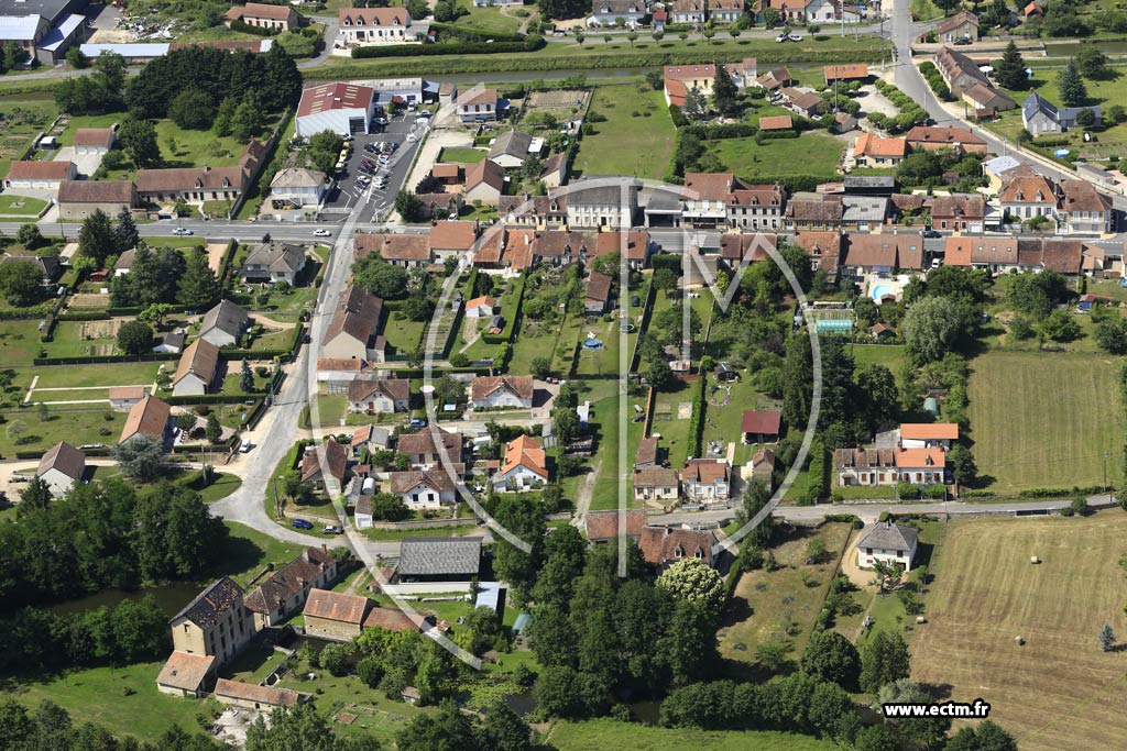 Photo arienne de Charenton-du-Cher