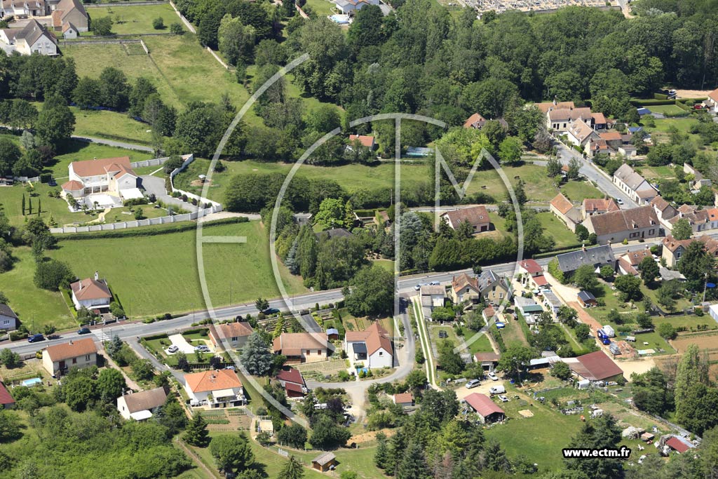 Photo arienne de Orval (Les Roseaux)