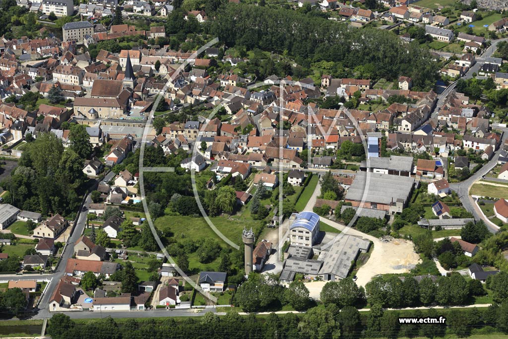 Photo arienne de Saint-Amand-Montrond