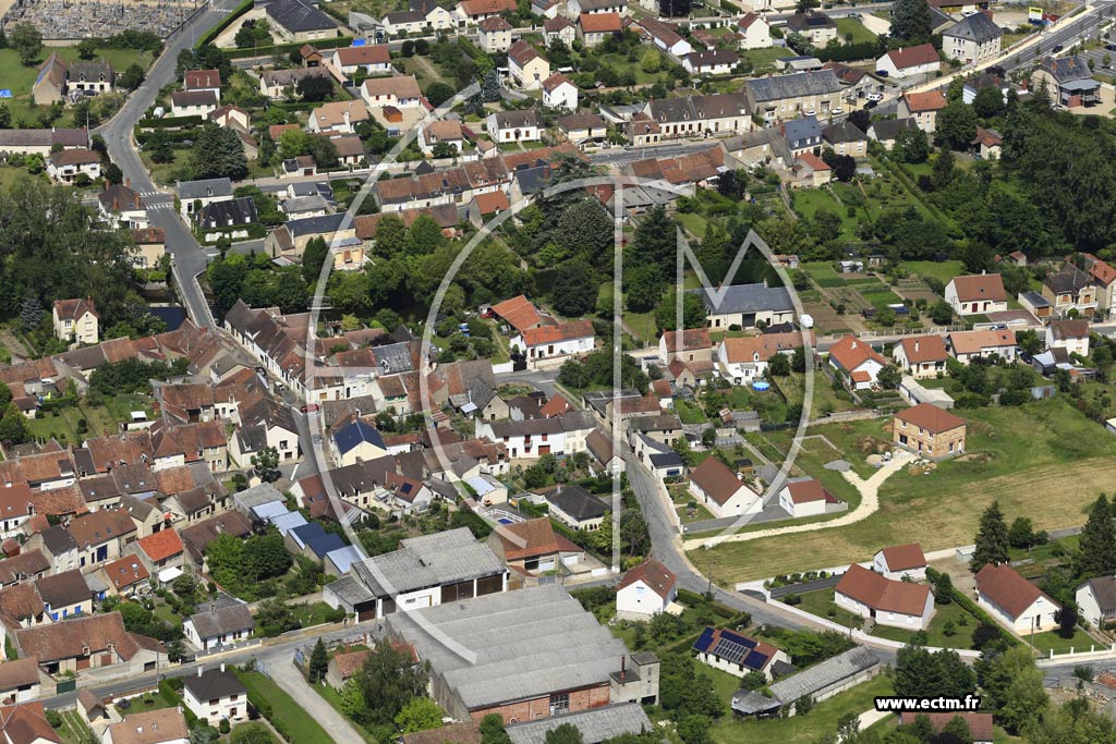 Photo arienne de Saint-Amand-Montrond
