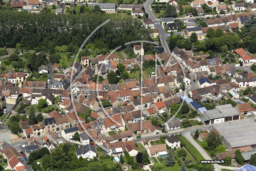 Photo arienne de Saint-Amand-Montrond