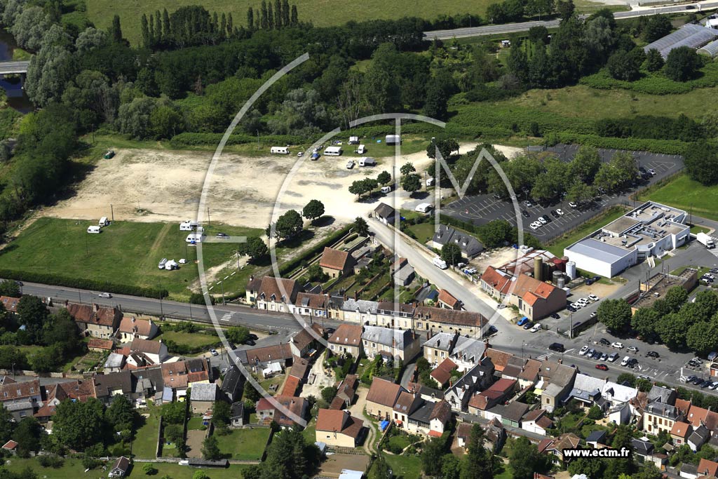 Photo arienne de Saint-Amand-Montrond
