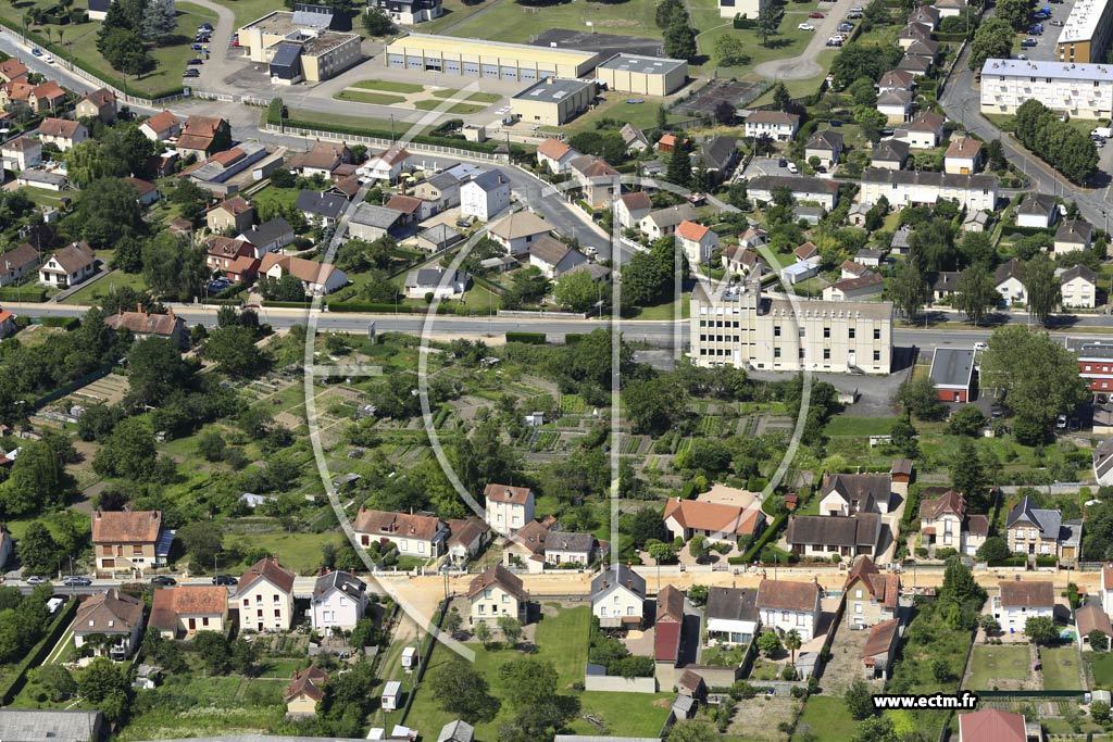 Photo arienne de Saint-Amand-Montrond