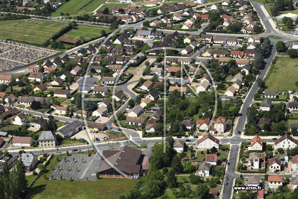 Photo arienne de Saint-Amand-Montrond (La Gadonnerie)