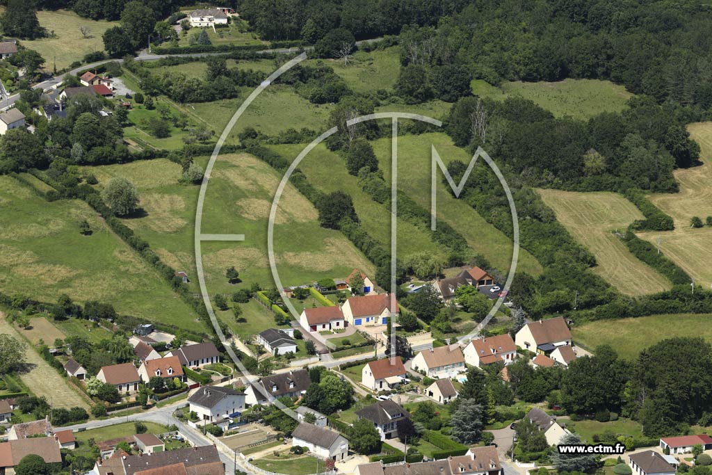 Photo arienne de Saint-Amand-Montrond (Le Calvaire)