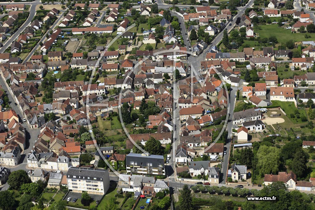 Photo arienne de Saint-Amand-Montrond (Les Sjots)