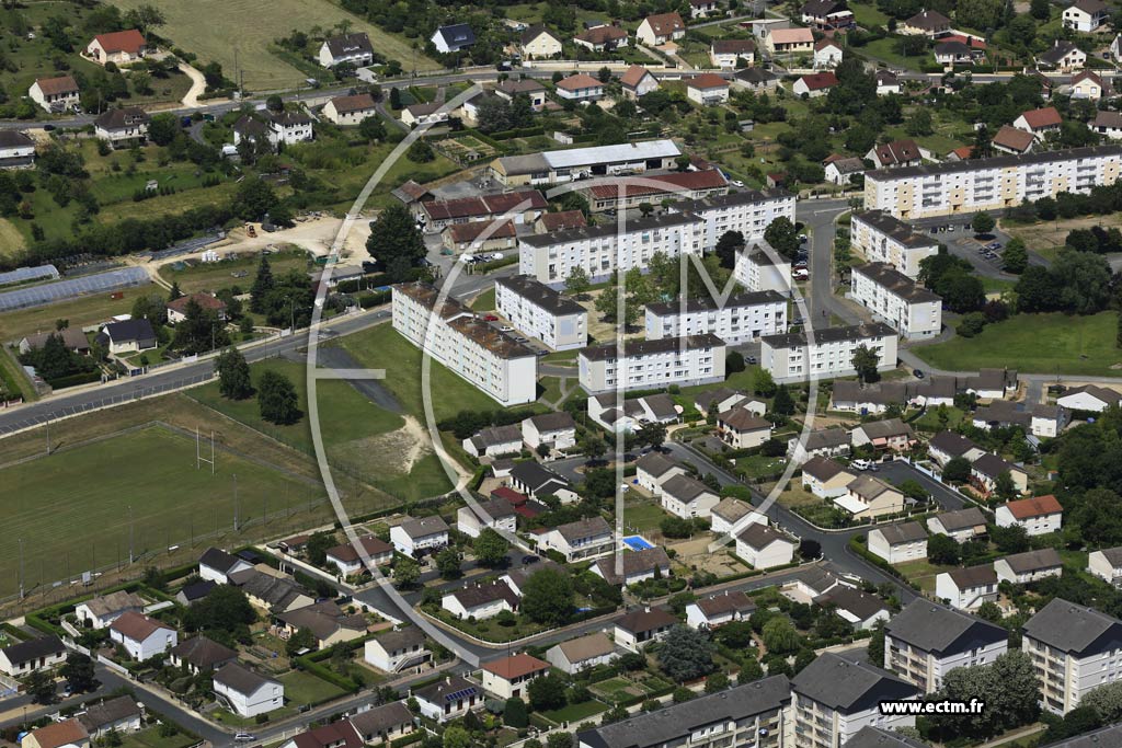 Photo arienne de Saint-Amand-Montrond (Quartier Cit Didier Gerbault)
