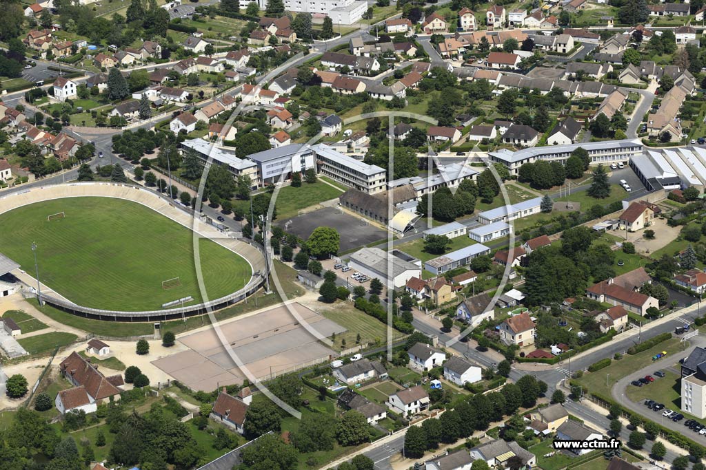 Photo arienne de Saint-Amand-Montrond (Quartier Cit Didier Gerbault)