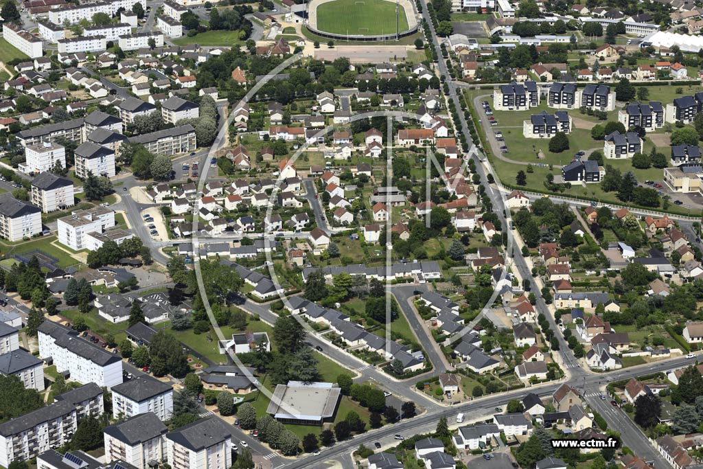 Photo arienne de Saint-Amand-Montrond (Quartier Le Vernet)