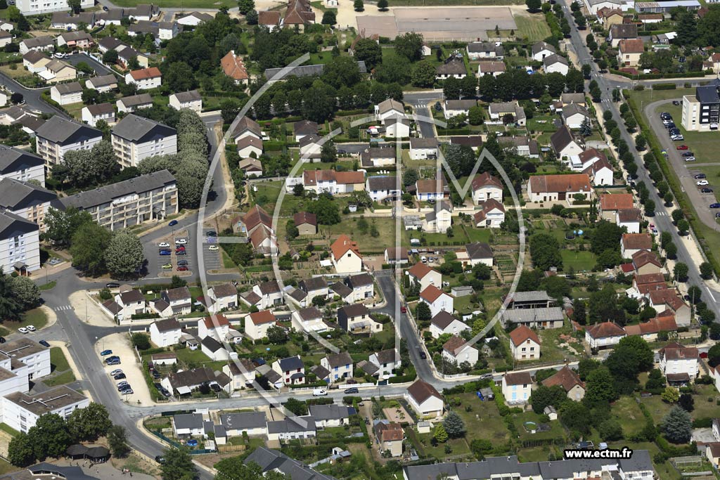 Photo arienne de Saint-Amand-Montrond (Quartier Le Vernet)