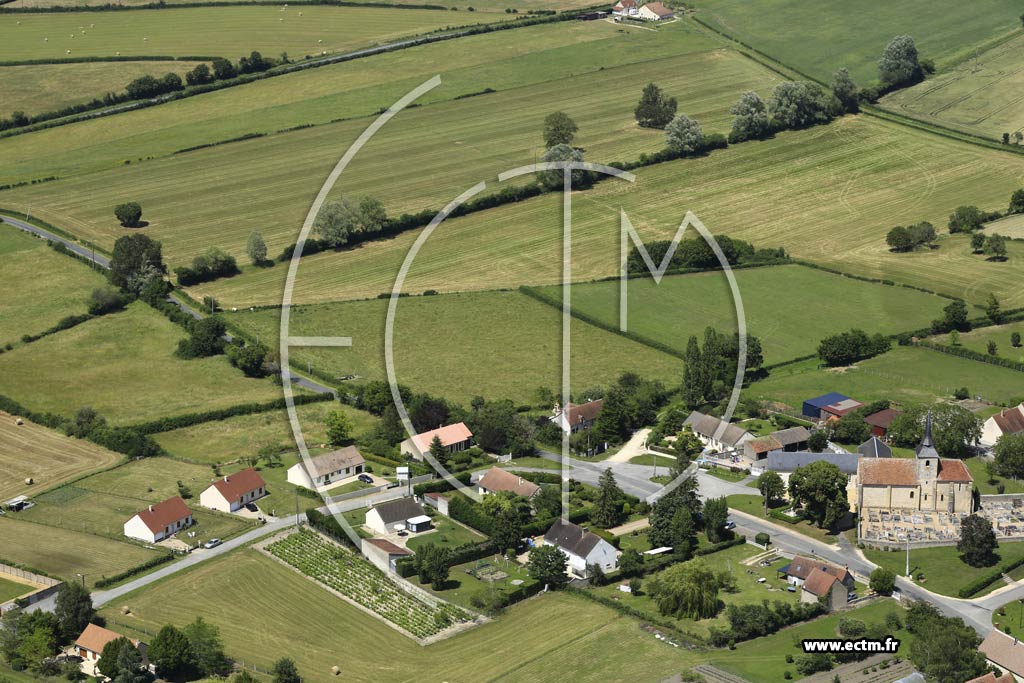 Photo arienne de Saint-Georges-de-Poisieux