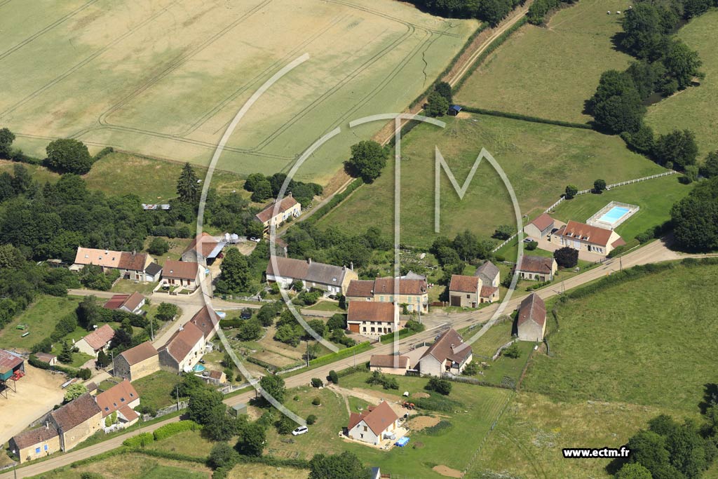 Photo arienne de Beuvron (Villiers sur Beuvron)