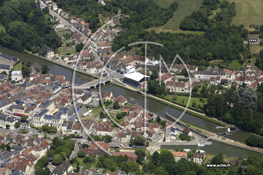 Photo arienne de Clamecy