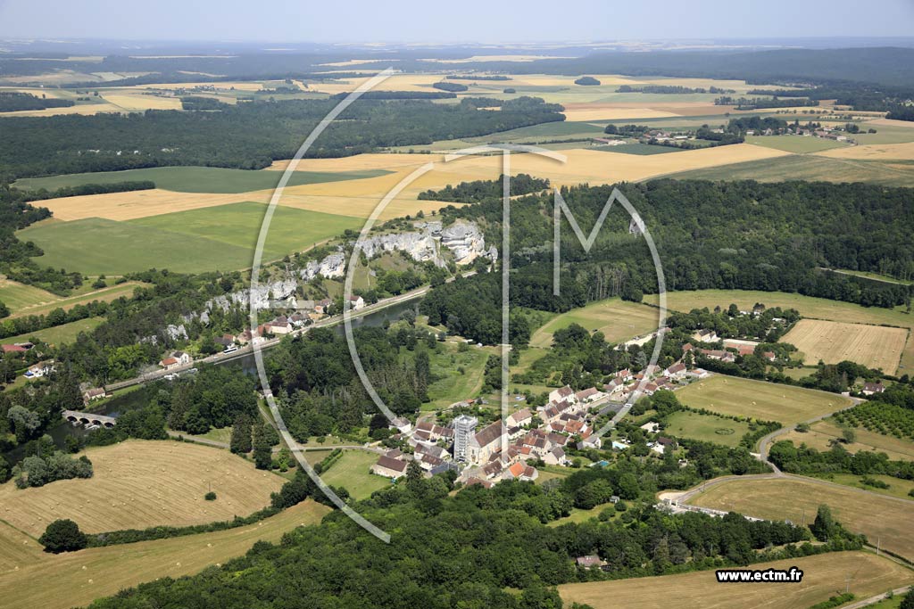 Photo arienne de Merry-sur-Yonne