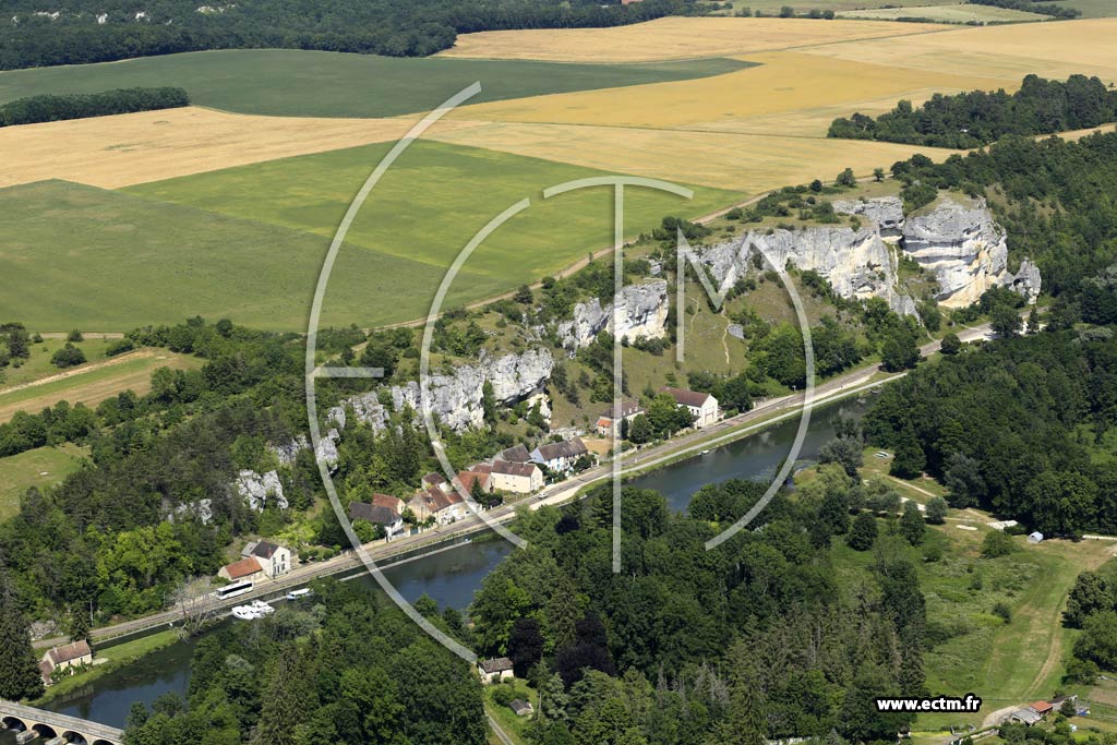 Photo arienne de Merry-sur-Yonne