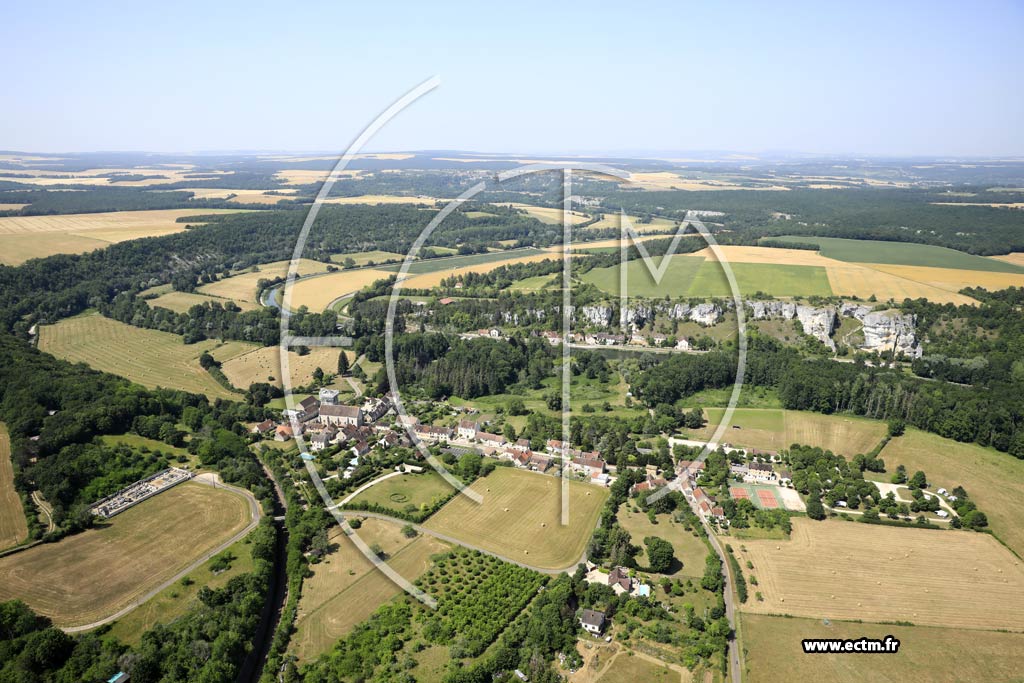 Photo arienne de Merry-sur-Yonne