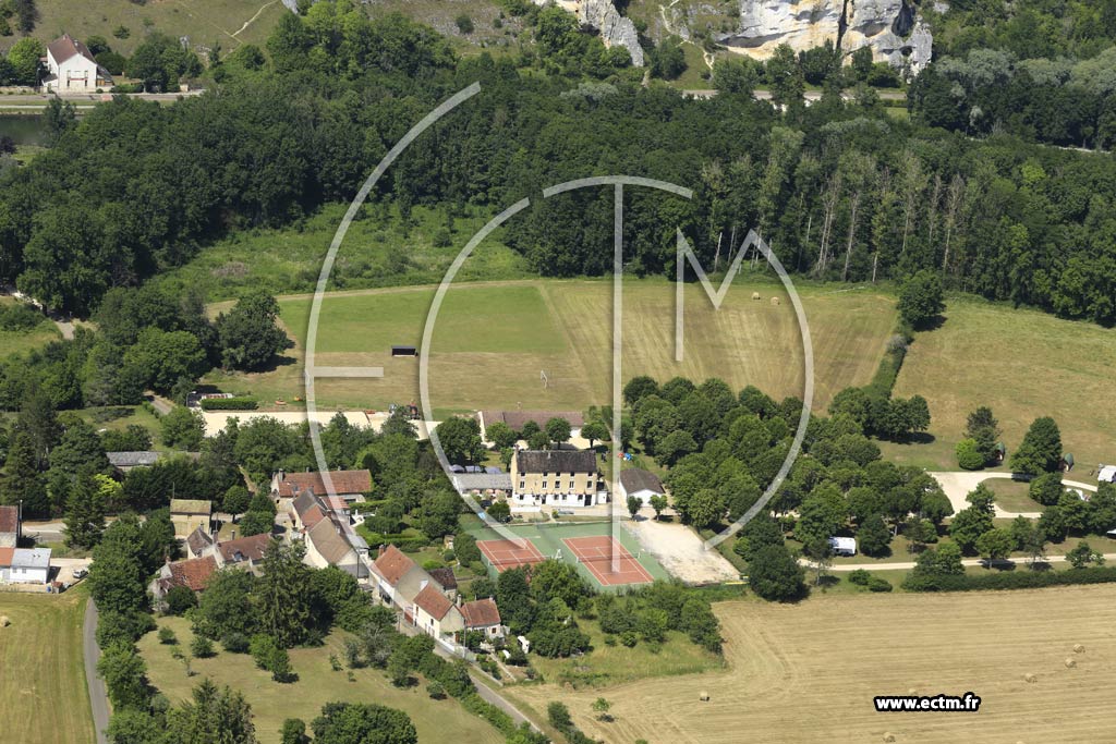 Photo arienne de Merry-sur-Yonne