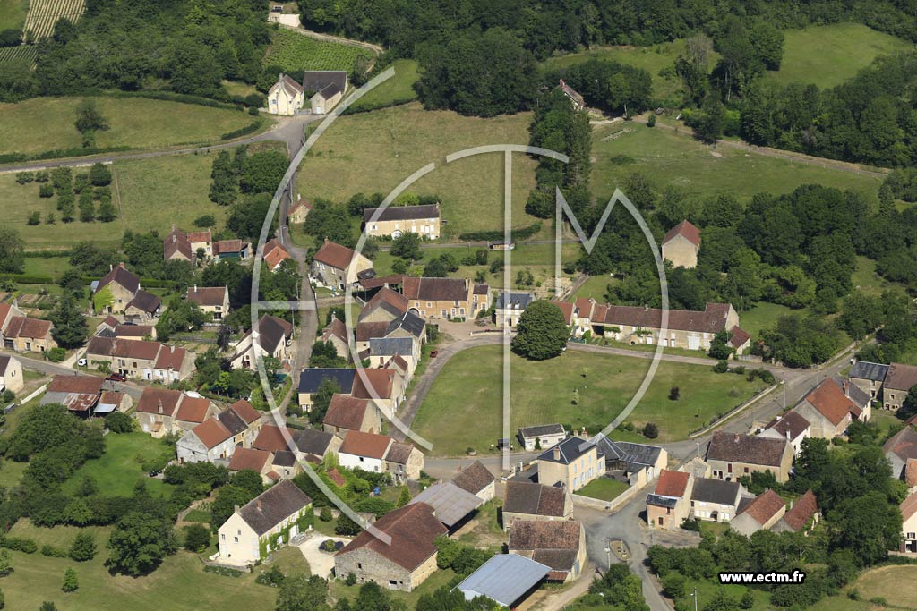 Photo arienne de Metz-le-Comte
