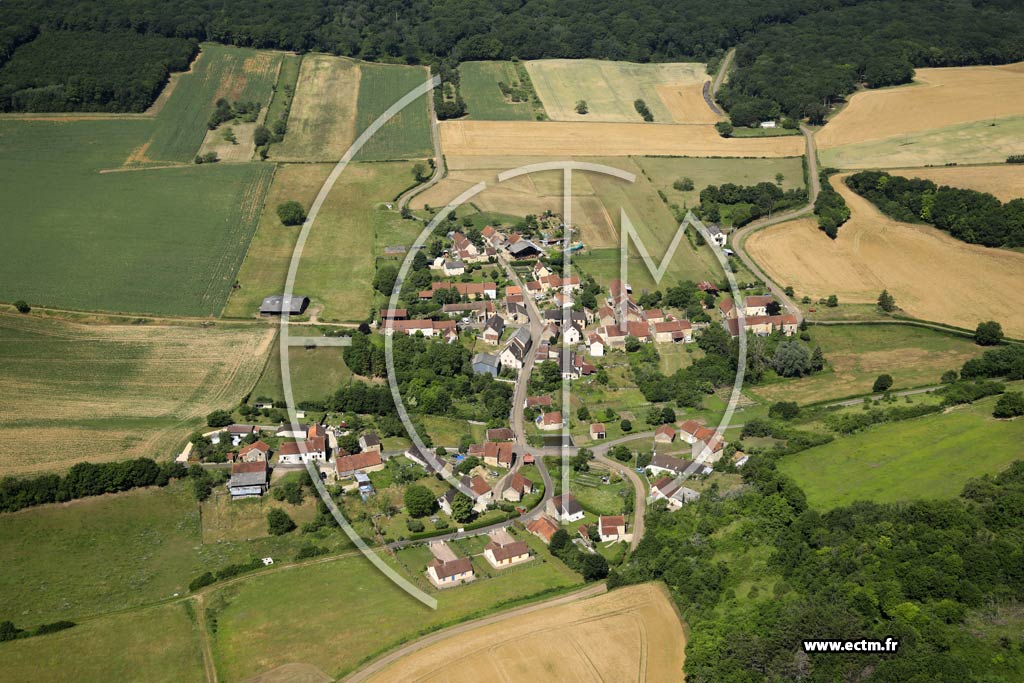 Photo arienne de Saint-Germain-des-Bois (Cervenon)