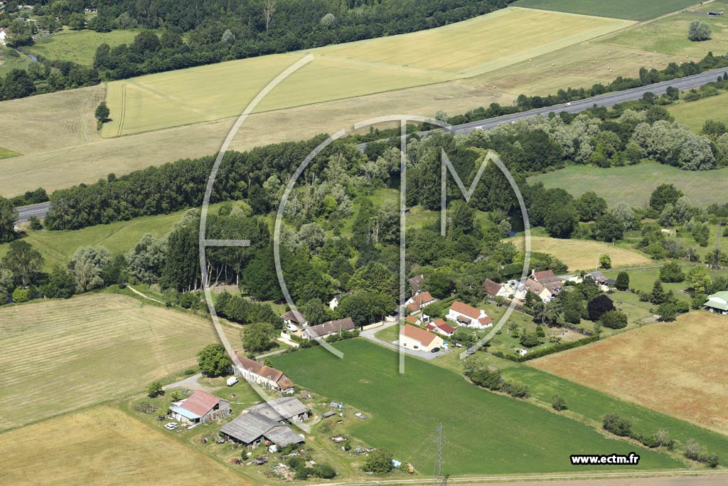 Photo arienne de Focy (Les Varennes)