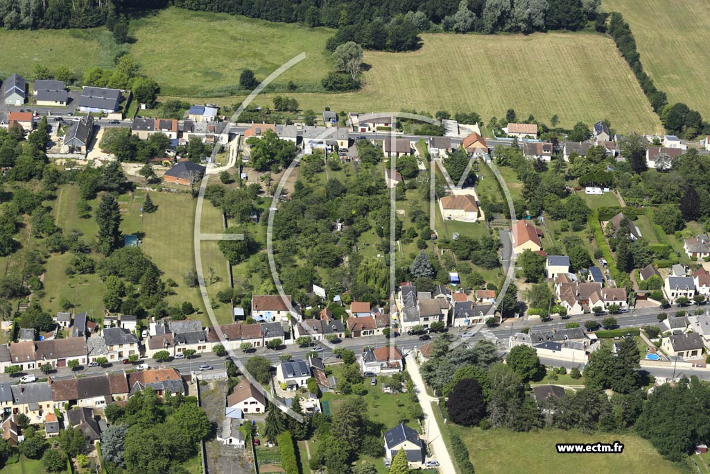 Photo arienne de Mehun-sur-Yvre