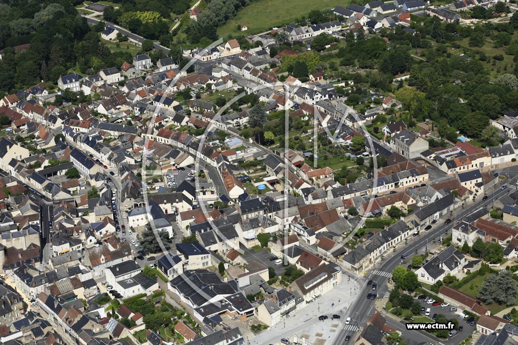 Photo arienne de Mehun-sur-Yvre